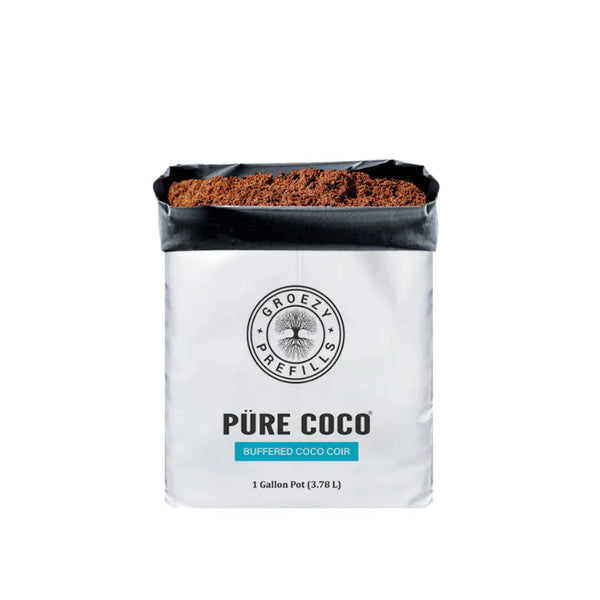 GroEzy™ 1 Gallon Prefills Straight Coco in UV Grow Bag